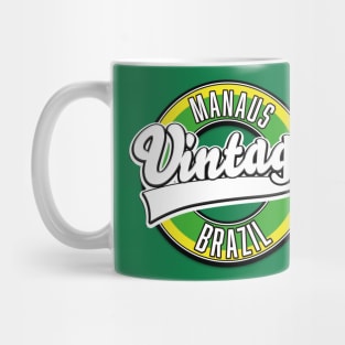 Manaus Brazil vintage logo Mug